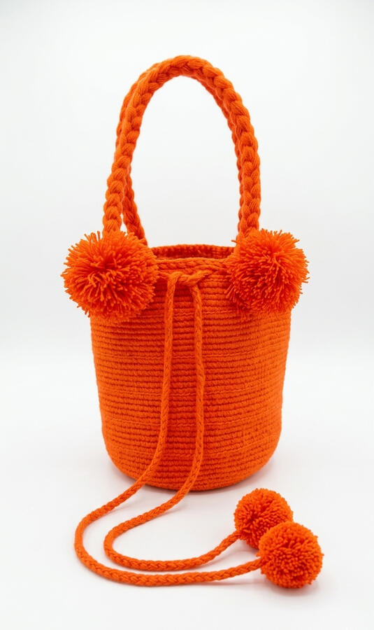 Orange - Mini sac crochet Wayuu Orange - Mini sac crochet Wayuu