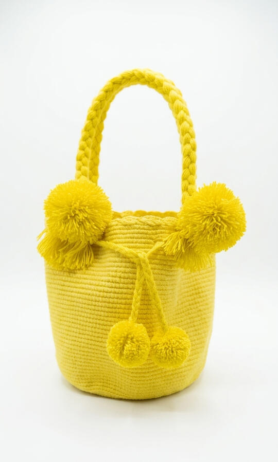 Jaune - Mini sac crochet Wayuu Jaune - Mini sac crochet Wayuu