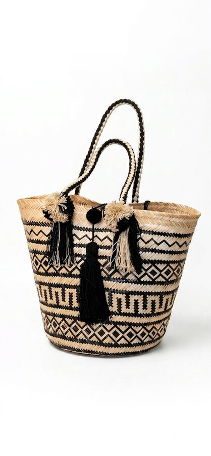 Noir - Panier Wayuu Noir - Panier Wayuu